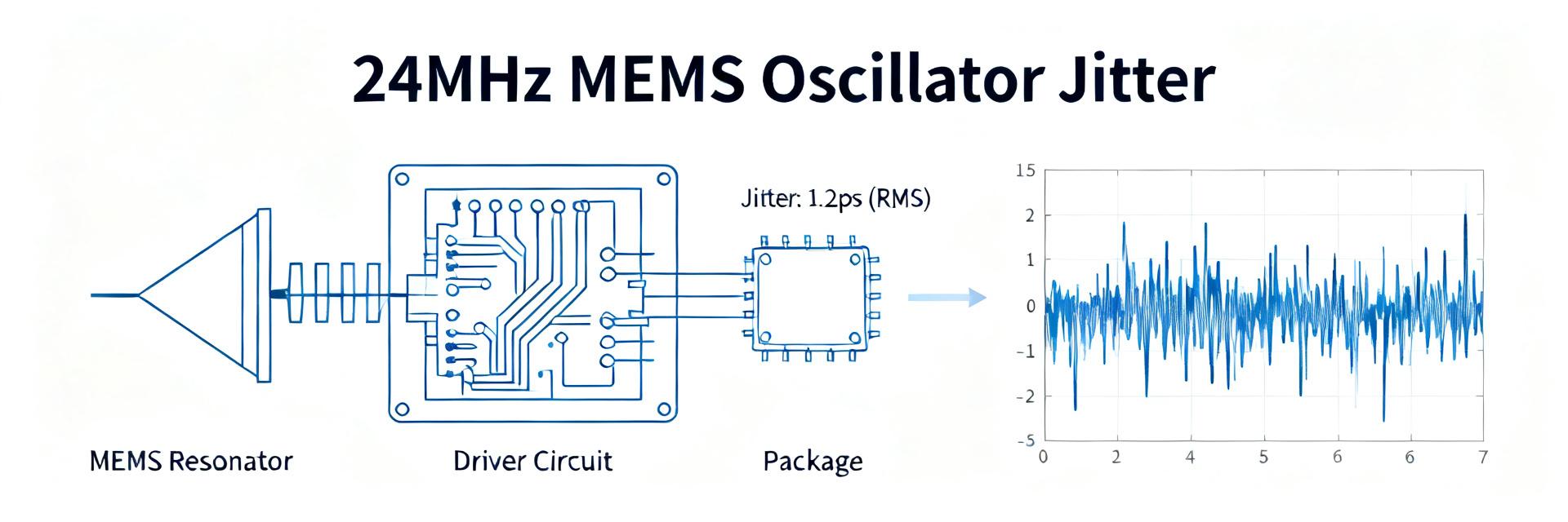 MEMS Oscillator 24MHz DSA6101MA1B: Specs & Jitter Analysis